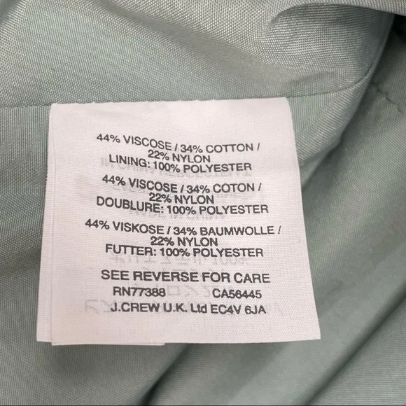 J Crew Alisa Dress in Dusty Shale Size 10 - Picture 13 of 16